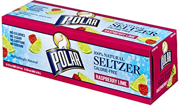 Polar Beverages Seltzer - Raspberry - 12 Pk - 12/12 fl oz