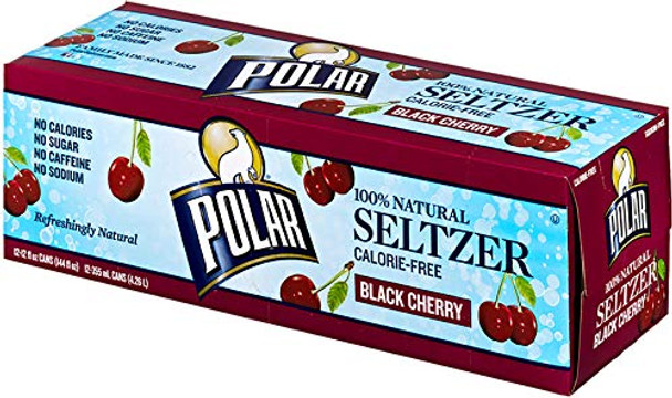 Polar Beverages Seltzer - Black Cherry - 12Pk - 12/12 fl oz