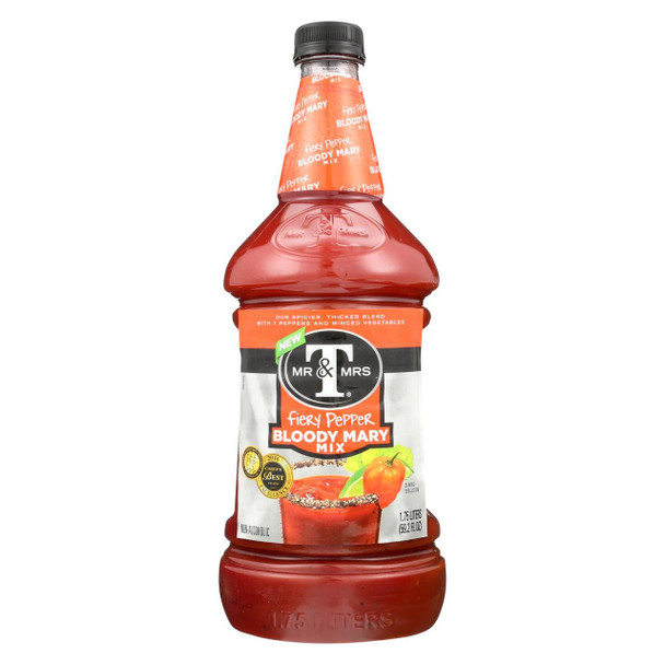 Mr and Mrs T Mix - Bloody Mary - Fiery Pepper - Case of 6 - 59.2 fl oz