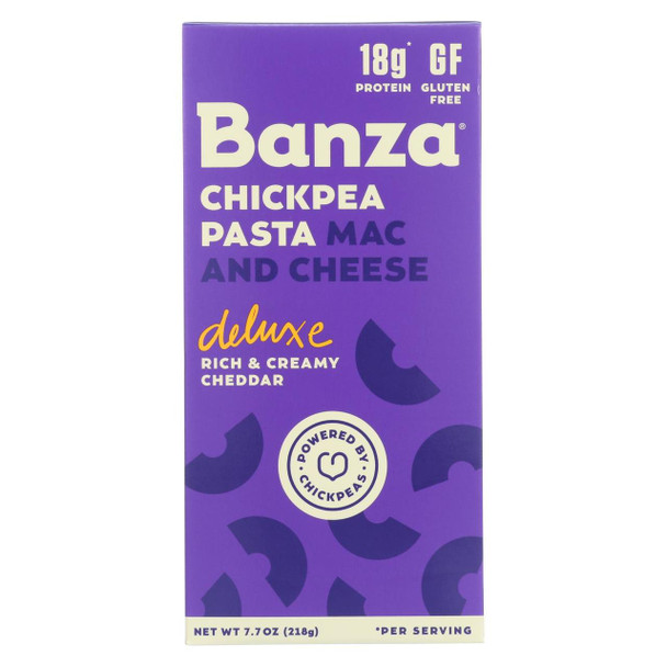 Banza Mac Cheese - Chickpea - Delux - Case of 12 - 7.7 oz