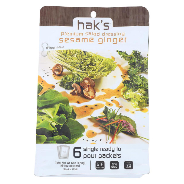 Hak's - Salad Dressing - Sesame Ginger - Case of 6 - 6/1 oz.