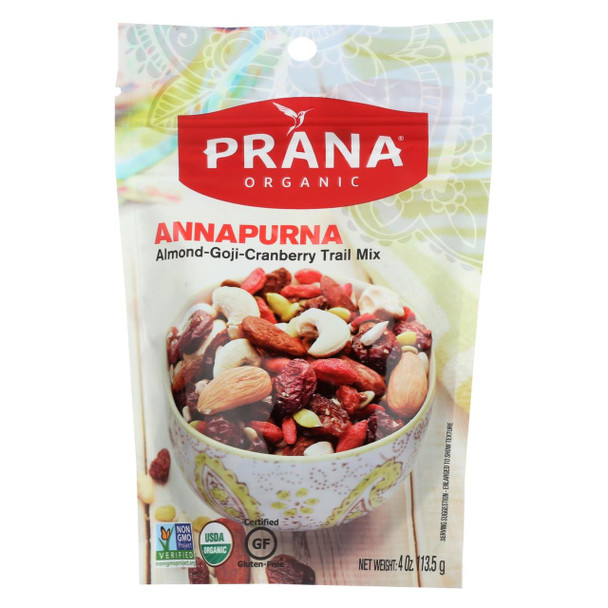 Prana Annapurna - Almond Goji and Cranberry - Case of 8 - 4 oz.