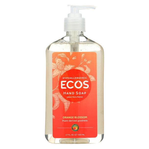 Earth Friendly Hand Soap - Orange Blossom - Case of 6 - 17 fl oz