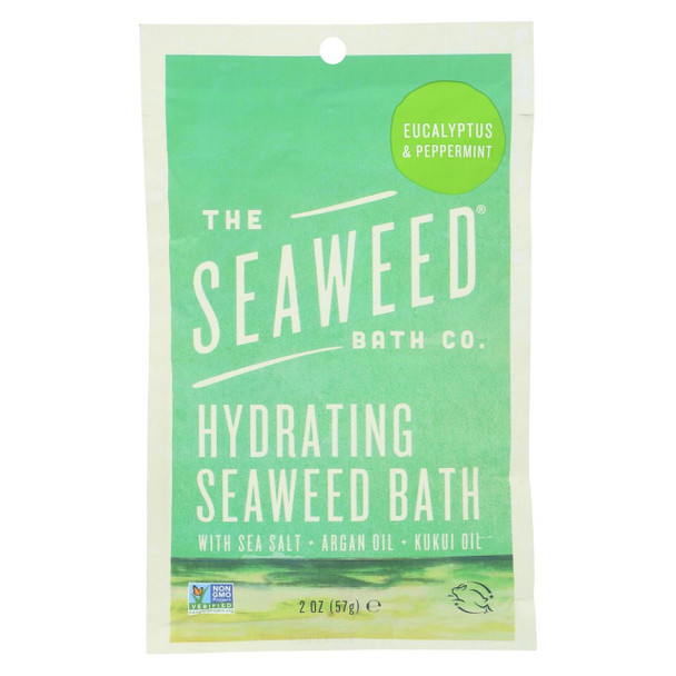 The Seaweed Bath Co Powder Bath - Eucalyptus - Peppermint - Case of 6 - 2 oz