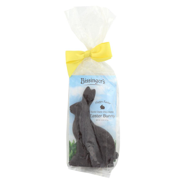 Bissinger's Easter Bunny - Dark Chocolate - Case of 12 - 6 oz.