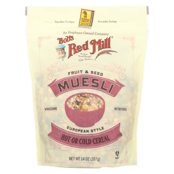 Bob's Red Mill - Cereal - Fruit & Seed Muesli - Case of 4 - 14 oz