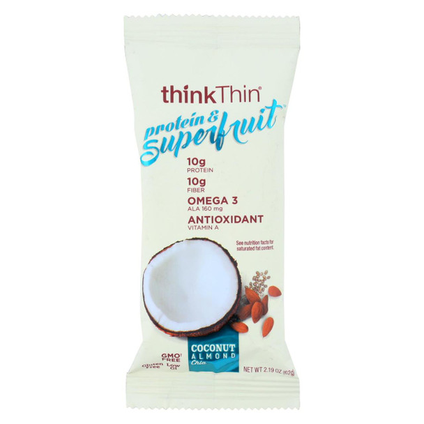 Think! Thin Protein & Superfruit - Coconut Almond Chia - Case of 9 - 2.2 oz