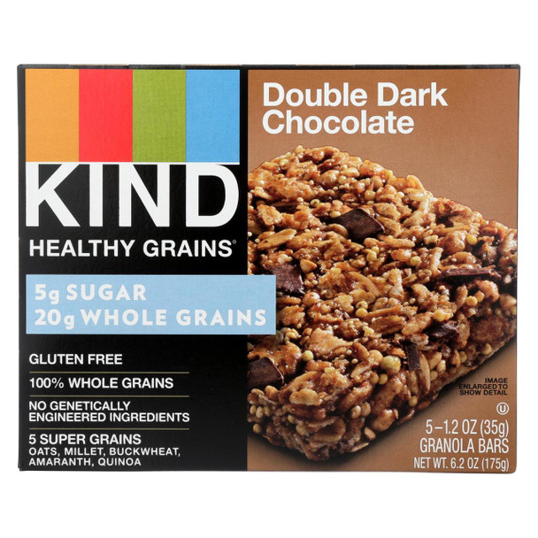 Kind Bar - Double Dark Chocolate - Case of 8 - 5/1.2 oz