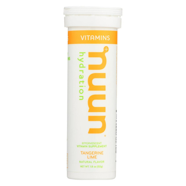 Nuun Vitamins Drink Tab - Tangerine - Lime - Case of 8 - 12 TAB