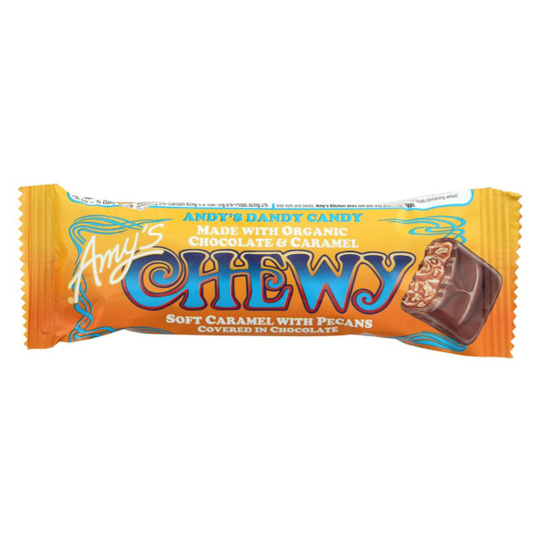 Amy's - Candy Bar - Organic - Chewy - Case of 12 - 1.3 oz