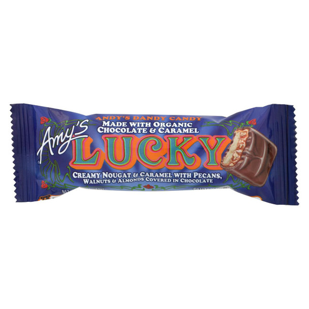 Amy's - Candy Bar - Organic - Lucky - Case of 12 - 1.3 oz