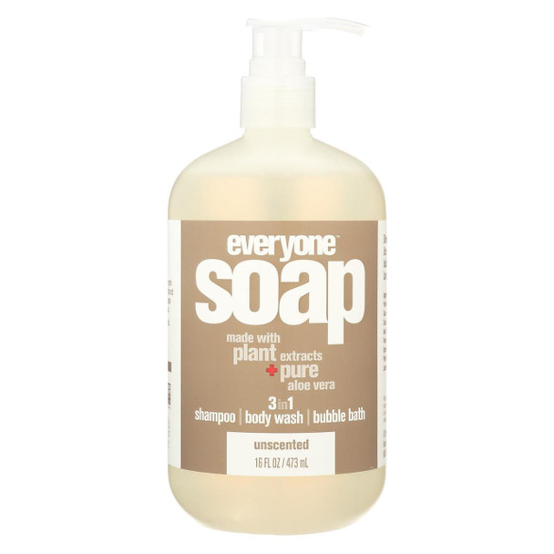 Everyone Soap - 3 In 1 - Unscented - 16 fl oz