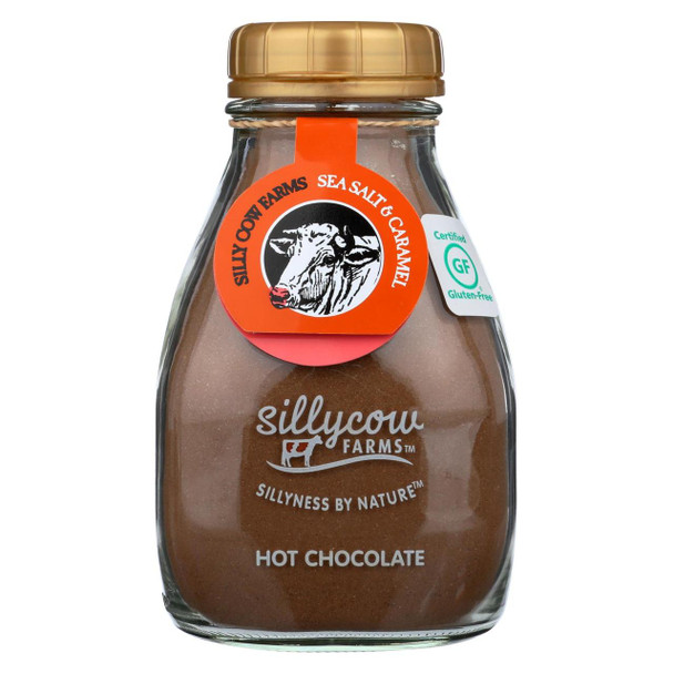 Sillycow Farms Hot Chocolate - Caramel & Sea Salt - Case of 6 - 16.9 oz