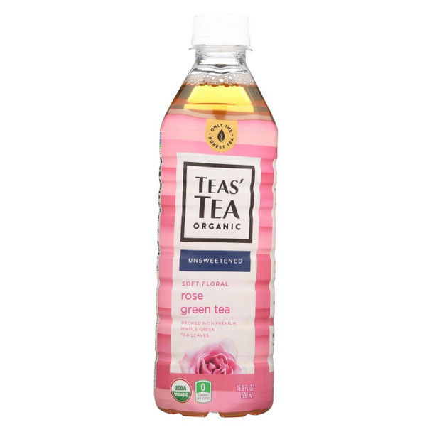 Itoen Tea - Organic - Rose - Green - Bottle - Case of 12 - 16.9 fl oz