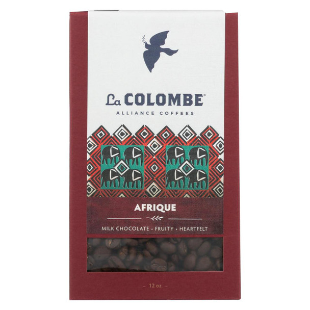 La Colombe Whole Bean Coffee - Afrique - Case of 8 - 12 oz.