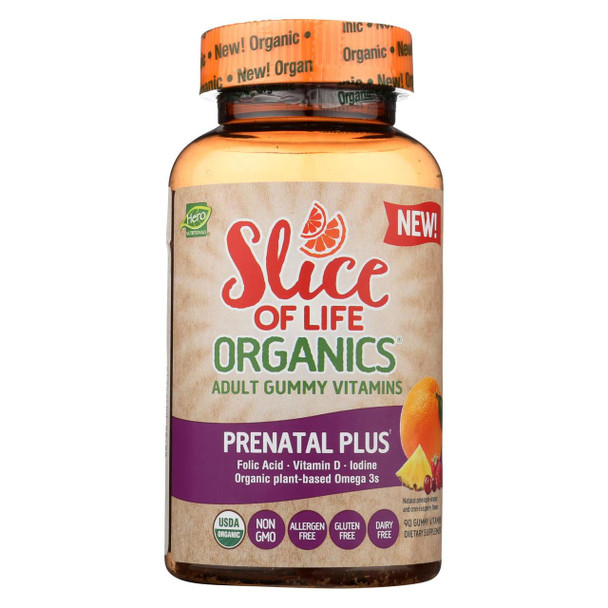 Slice of Life Organics Prenatal Plus - Organic - 90 count