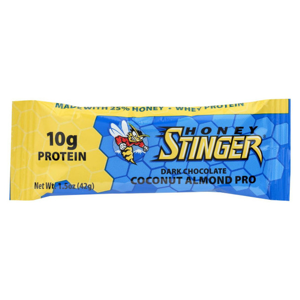 Honey Stinger Bar - Dark Chocolate Coconut Almond - Case of 15 - 1.5 oz.