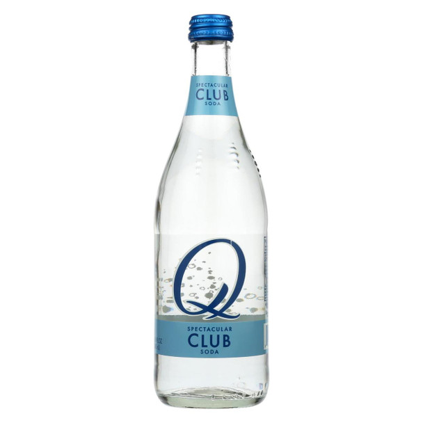 Q Drinks Club Soda - Case of 6 - 16.9 fl oz