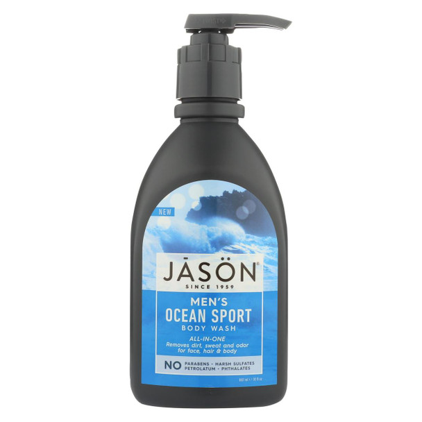 Jason Natural Products Body Wash - All N One - Sport - 30 fl oz