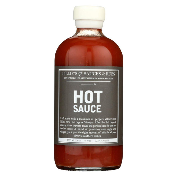 Lillies Q Hot Sauce - Case of 6 - 8 Fl oz.