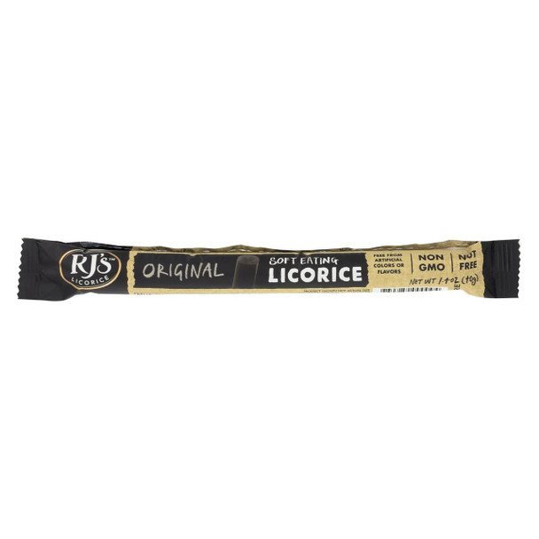 Rj's Licorice Licorice - Logs - Soft Eating - Case of 25 - 1.4 oz