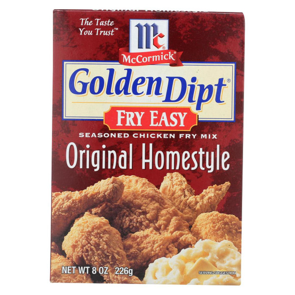 Golden Dipt Breading - Homestyle Chicken - Case of 8 - 8 oz