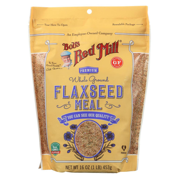 Bob's Red Mill - Flaxseed Meal - Gluten Free - Case of 4 - 16 oz