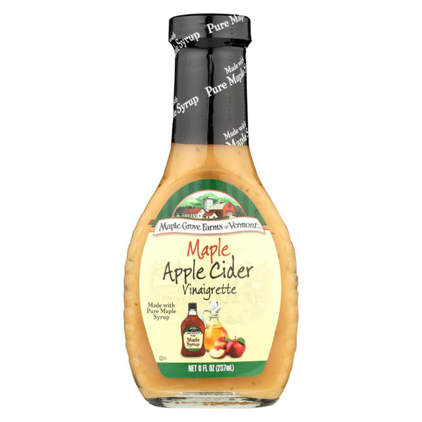 Maple Grove Farms - Salad Dressing - Maple Apple Cider Vinegar - Case of 6 - 8 oz