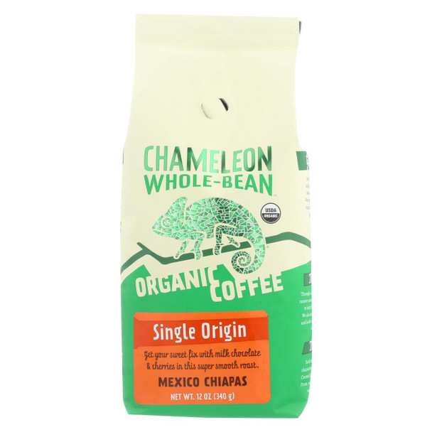 Chameleon Cold-Brew Coffee - Single Origin Whole Bean Coffee - Case of 6 - 12 oz.