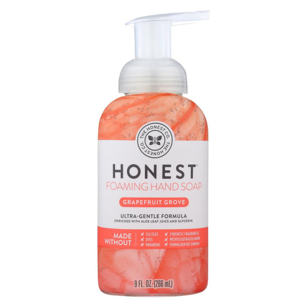 The Honest Company Hand Soap - Foam - Grapefruit - 9 fl oz