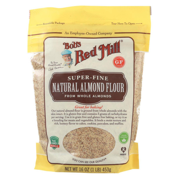 Bob's Red Mill - Flour - Almond - Natural - Case of 4 - 16 oz