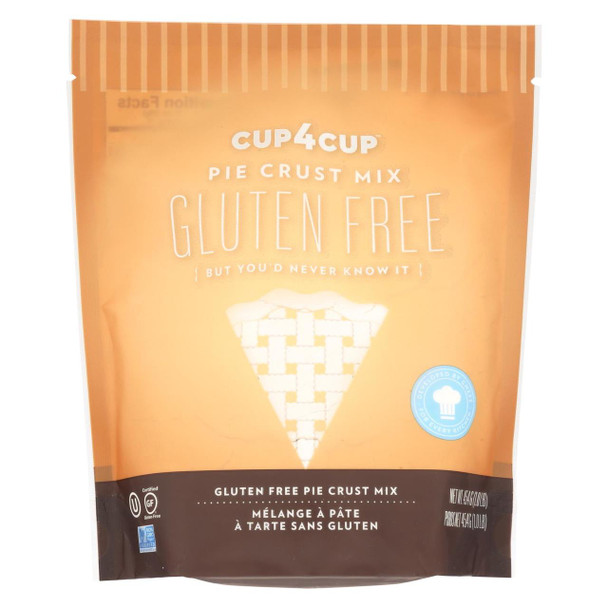 Cup 4 Cup - Pie Crust Mix - Gluten-Free - Case of 6 - 1 Lb