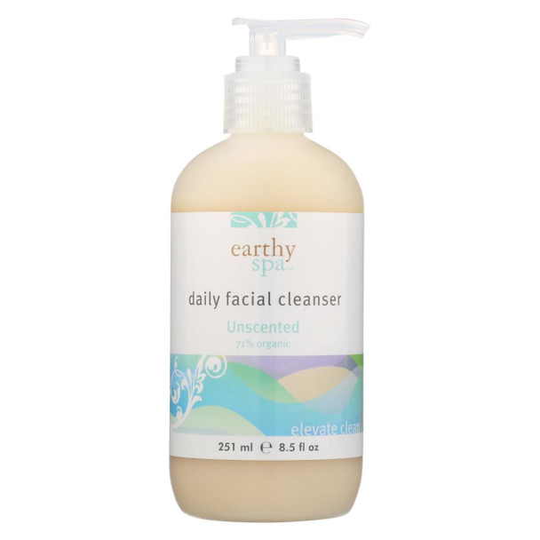 Earthy Spa Cleanser - Organic - Daily Facial - Unscented - 8.5 fl oz