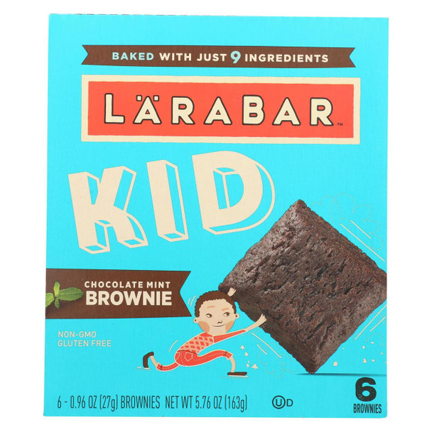 Larabar - Bar Kids Chocolate Mint Brownie - Case of 8-6/.96 oz