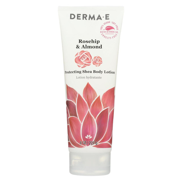 Derma E Lotion - Body Lotion - Case of 1 - 8 oz.