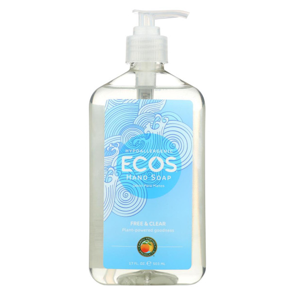 ECOS Hand Soap - Free And Clear - Case of 6 - 17 fl oz.