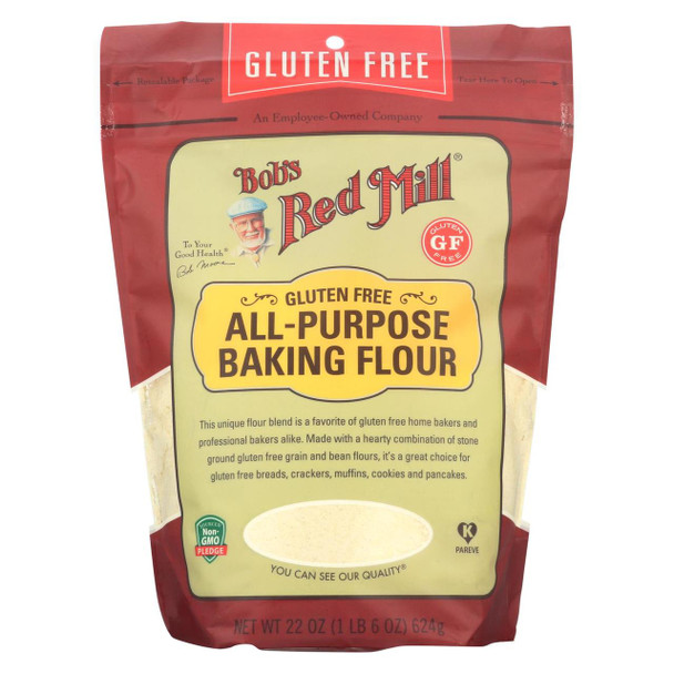 Bob's Red Mill - Baking Flour All Purpose - Case of 4-22 oz