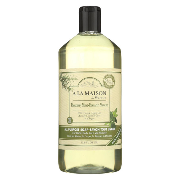 A La Maison - Liquid Hand Soap - Rosemary Mint - 33.8 fl oz.