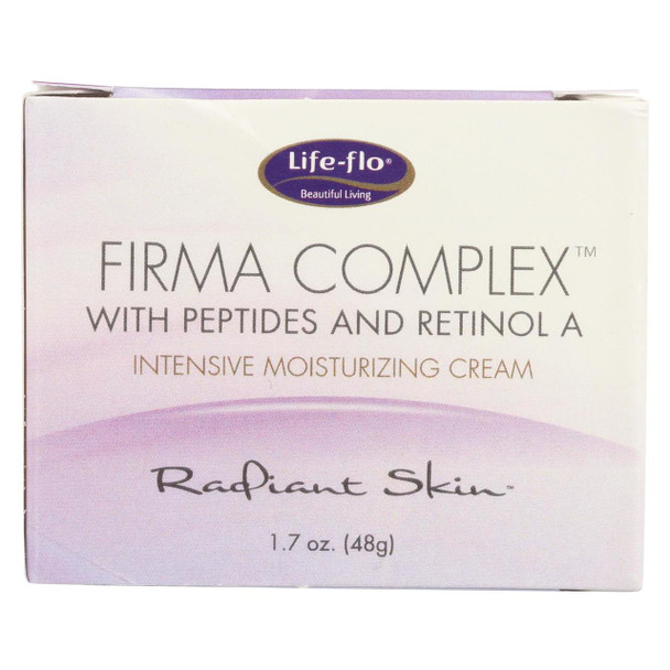 Life Flo Intensive Moisturizing Cream - With Peptides And Retinol A - 1.7 oz.