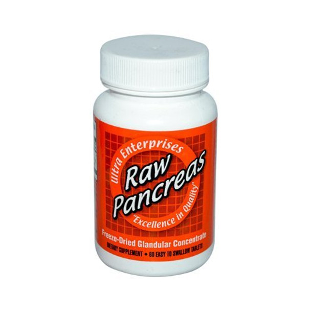 Ultra Glandulars Raw Pancreas - 200 mg - 60 Tablets