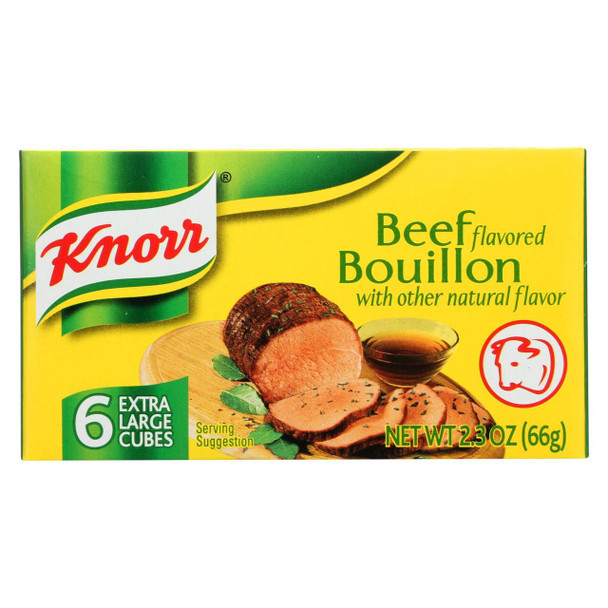 Knorr Bouillon Cubes - Beef - Extra Large - 2.3 oz - Case of 24
