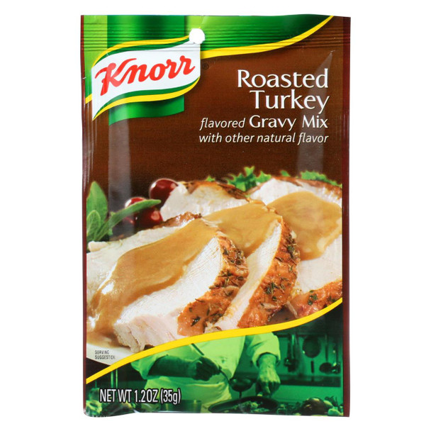 Knorr Gravy Mix - Roasted Turkey Flavored - 1.2 oz - Case of 12