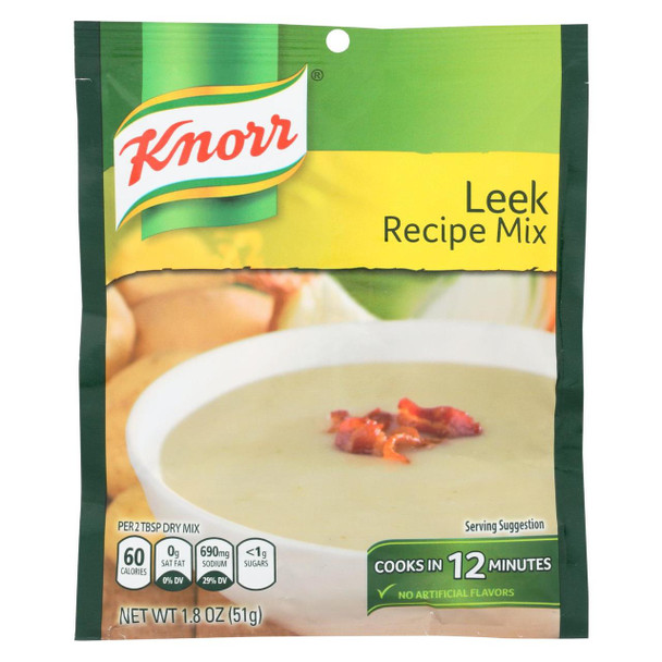 Knorr Recipe Mixes - Leek - Case of 12 - 1.8 oz.