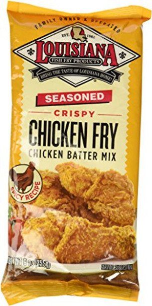 La Fish Fry Chicken Fry - Batter Mix - Case of 12 - 9 oz.