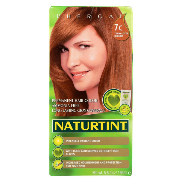 Naturtint Hair Color - Permanent - 7C - Terracotta Blonde - 5.28 oz