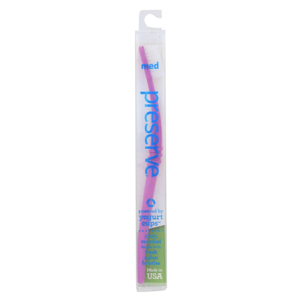 Preserve Toothbrush is a Travel Case Medium - 6 Pack - Assorted Colors