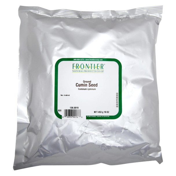 Frontier Herb Cumin Seed Powder Ground - Single Bulk Item - 1LB