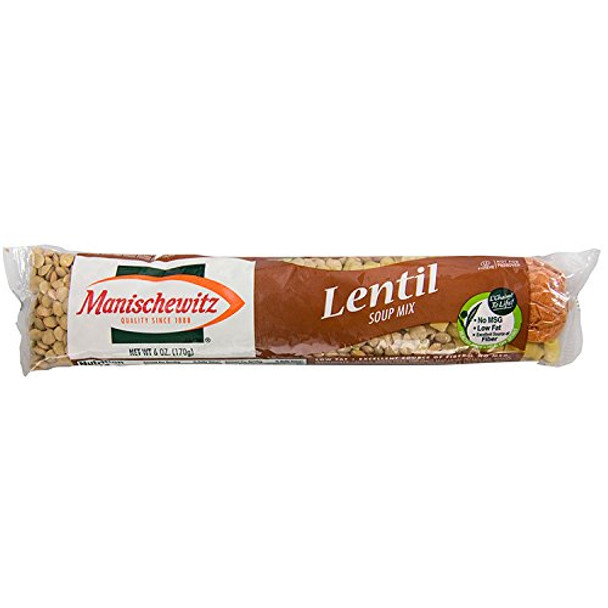 Manischewitz - Lentil Soup Mix - Case of 24 - 6 oz.