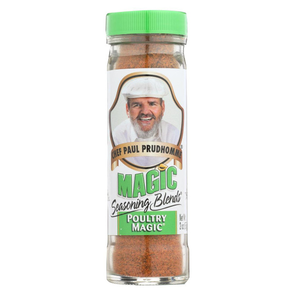 Magic Seasonings Chef Paul Prudhommes Magic Seasoning Blends - Poultry Magic - 2 oz - Case of 6