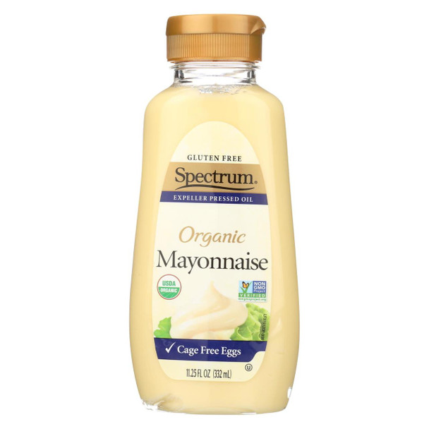 Spectrum Naturals Organic Mayonnaise with Cage Free Eggs - Case of 12 - 11.25 oz.